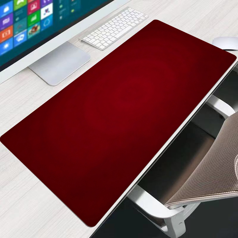 Laptop Accessories For Gaming - Red Mouse Pad Office Extended Desk