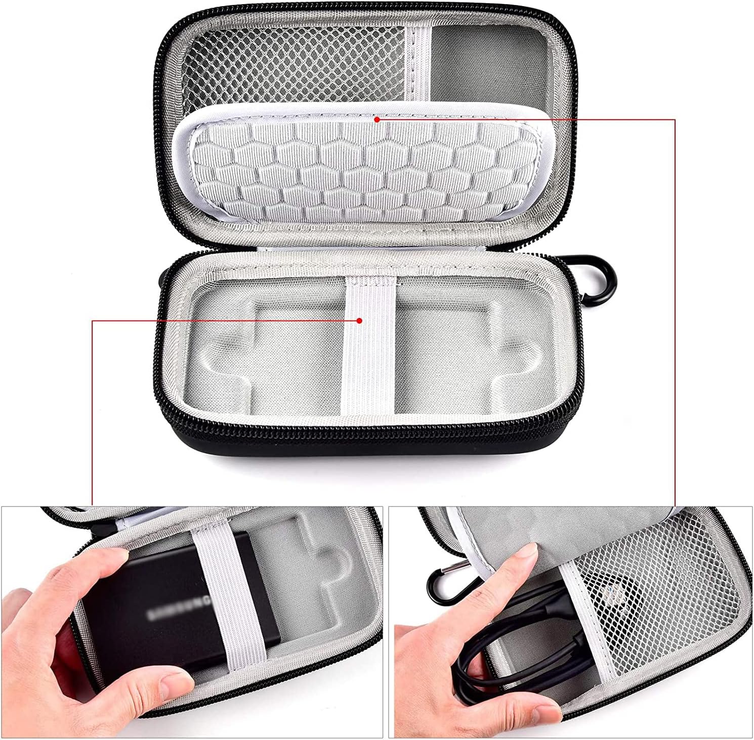 Universal USB 3.2 SSD Case, Sh - Cable Management Bag review and price