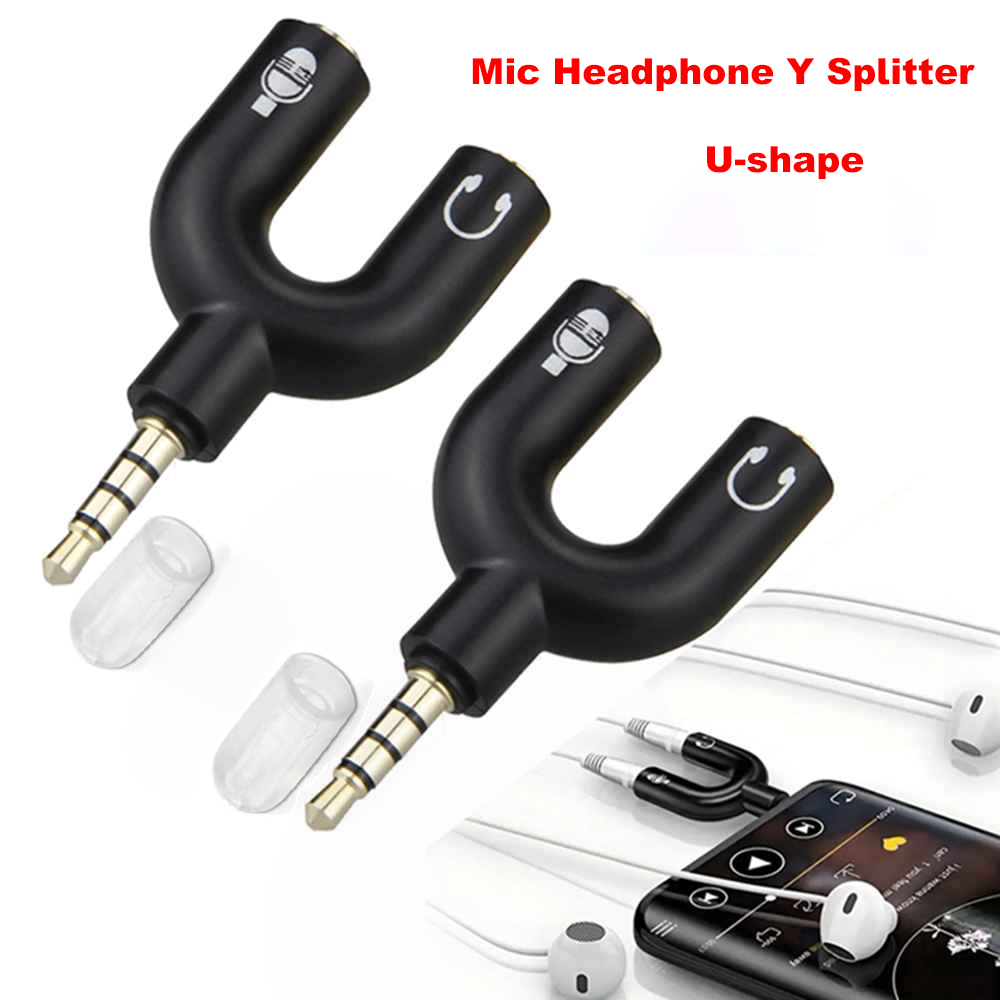 3.5mm Headphone Mic Splitter A - Laptop Accessories Headphones review and price