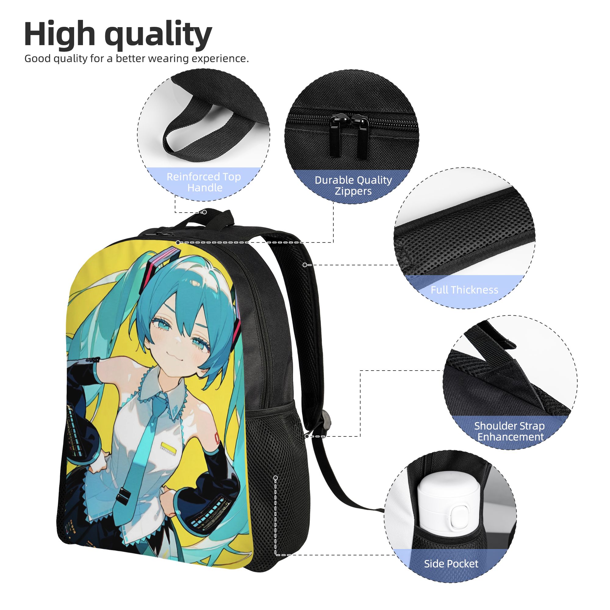Hatsune Miku  Classical Backpa - Laptop Accessories Women review and price