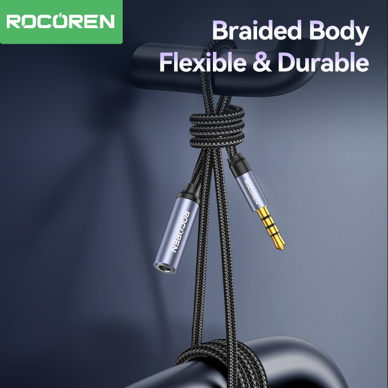 Rocoren AUX Cable 3.5mm Jack M - Laptop Accessories Headphones review and price