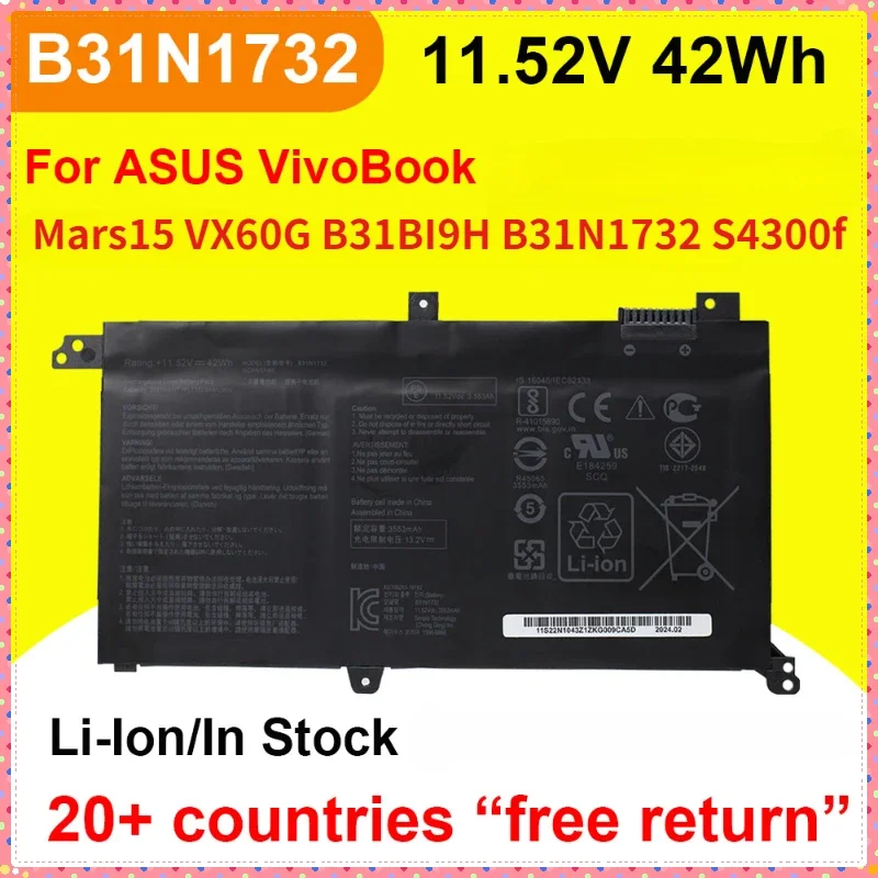 B31N1732 Battery For ASUSMars1 - Laptop Accessories For Asus Vivobook review and price