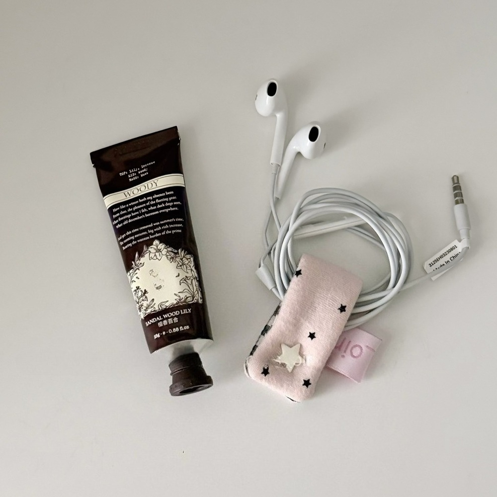 Cute Strawberry Korean Y2K Ear - Cable Management Bag review and price
