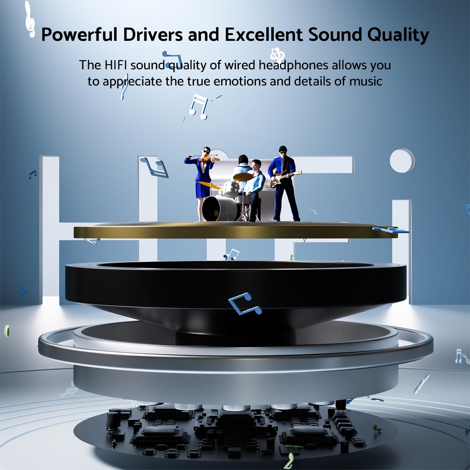 HiFi Surround Headphones Bass  - Laptop Accessories Headphones review and price