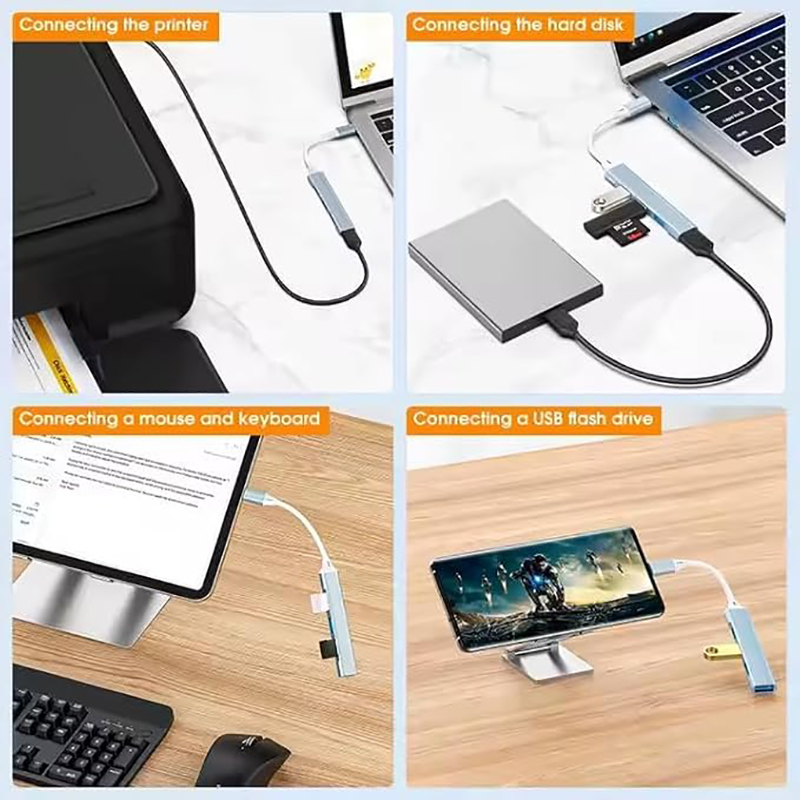 4-Port Multi-Splitter Type C H - Apple Accessories Laptop review and price