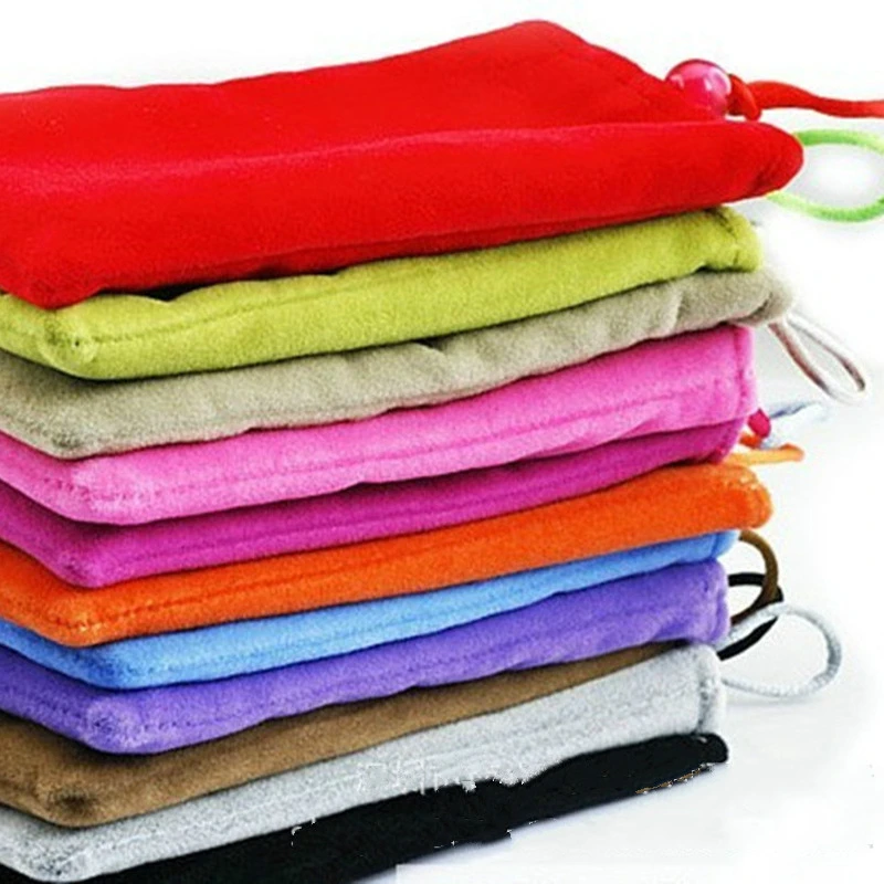 1pc Flannelette Cellphone Hold - Cable Management Bag review and price