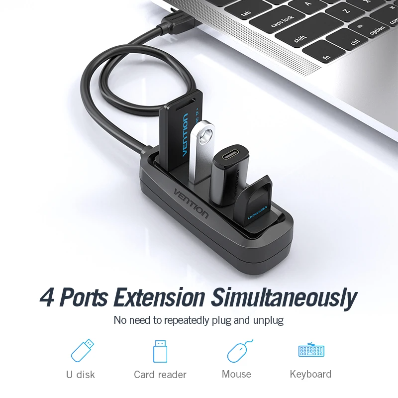 Vention USB 2.0 HUB 4 Port wit - Apple Accessories Laptop review and price