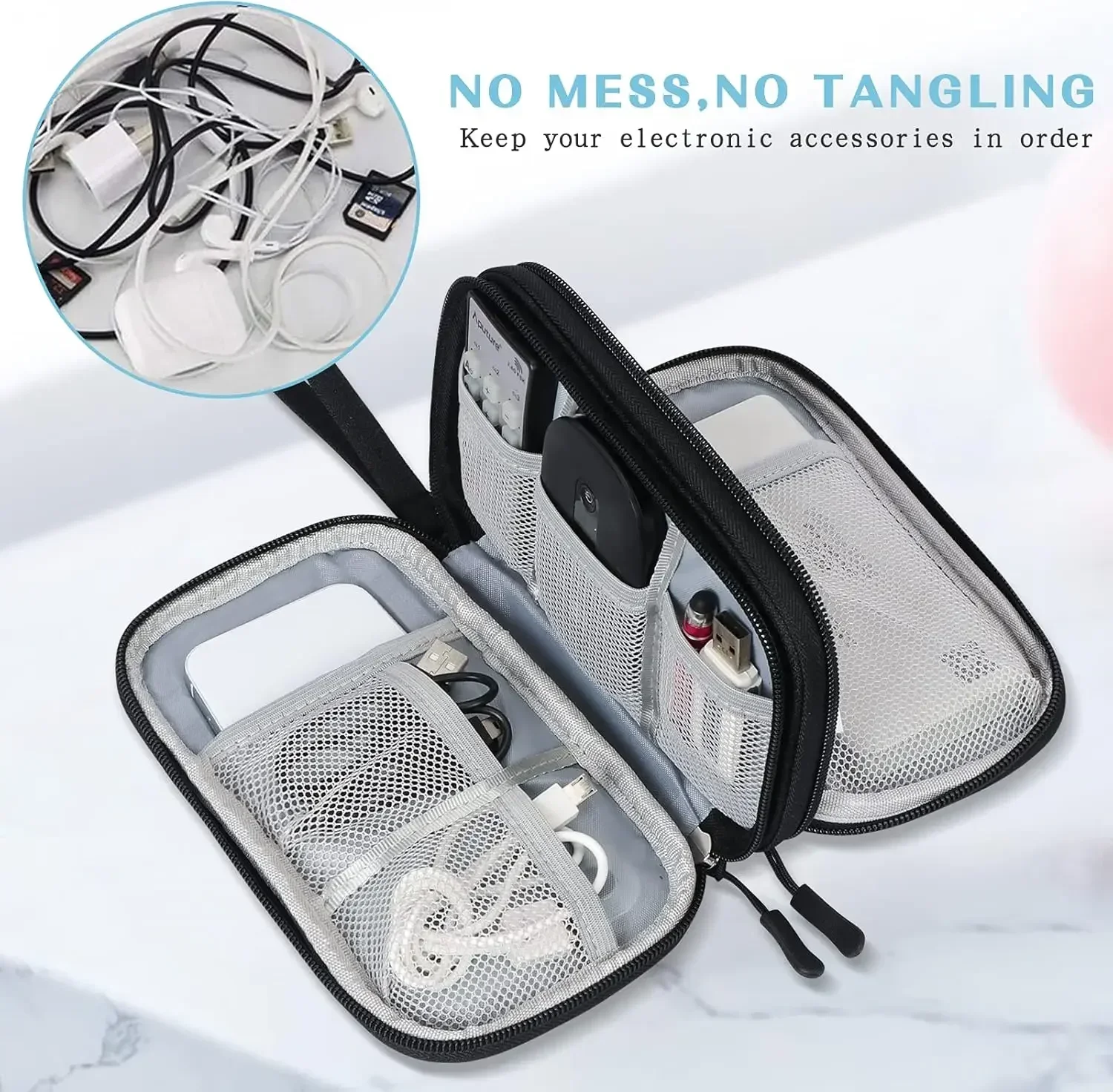 Travel Cable Bag Portable Digi - Cable Management Bag review and price