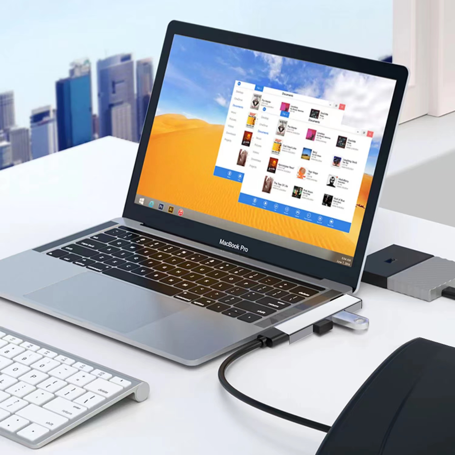 USB C HUB 3.0 Type C 3.1 3 Por - Apple Accessories Laptop review and price