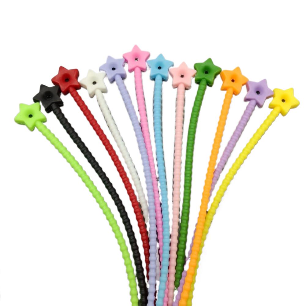 10Pcs Flower Star Silicone Cab - Cable Management Bag review and price